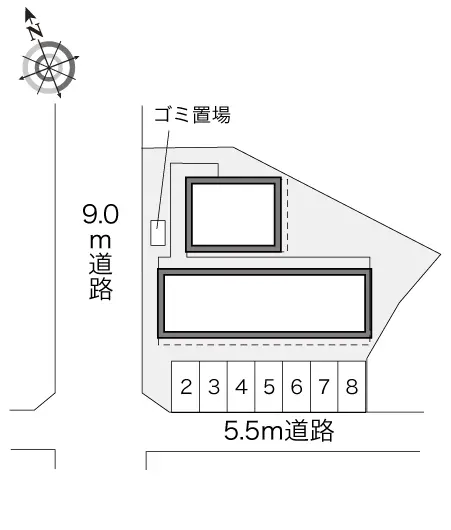 北九州市戸畑区千防３丁目 月極駐車場